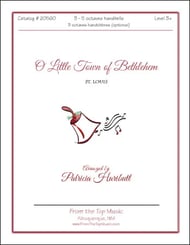 O Little Town of Bethlehem Handbell sheet music cover Thumbnail